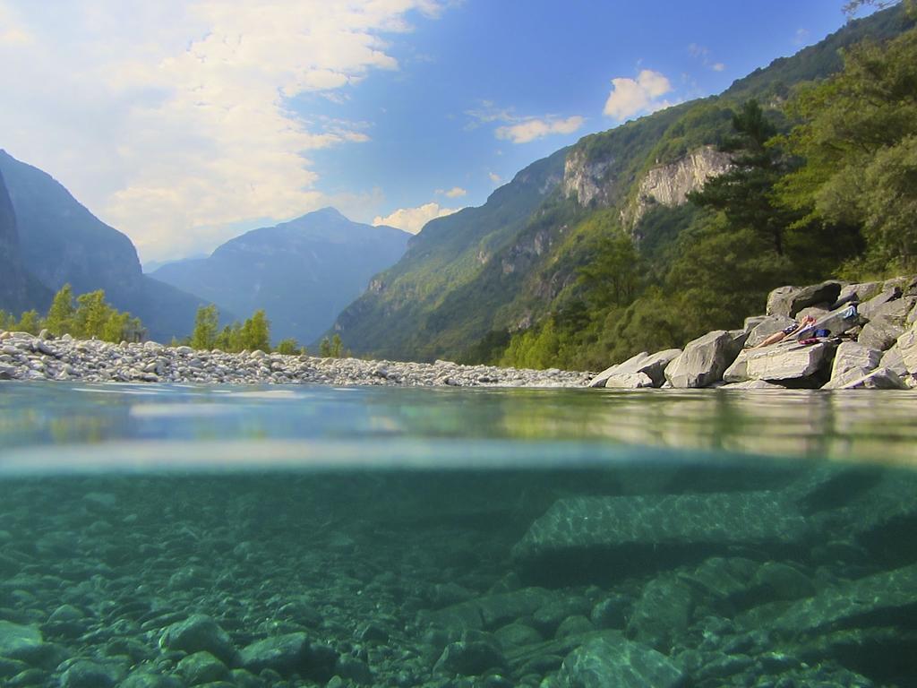 Baracca Backpacker Aurigeno Exterior foto
