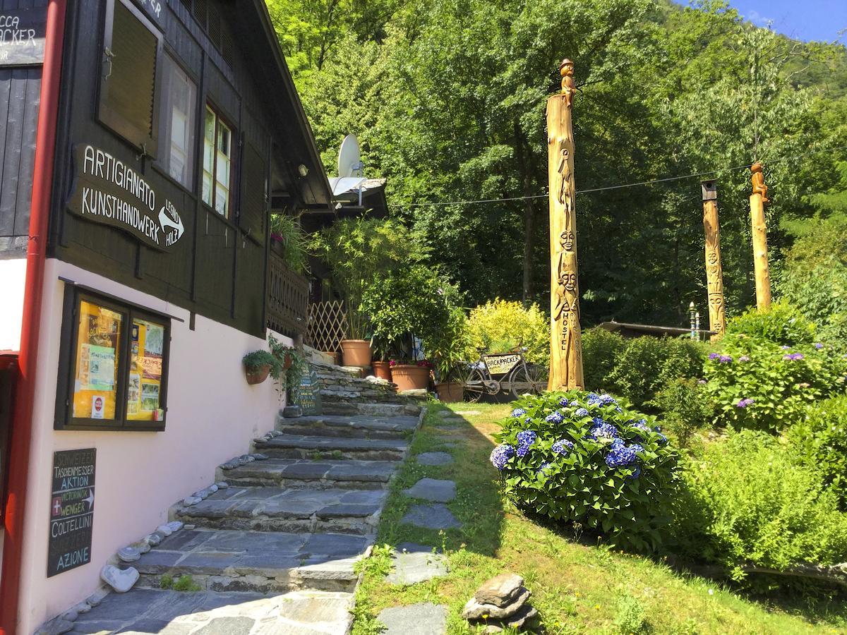 Baracca Backpacker Aurigeno Exterior foto
